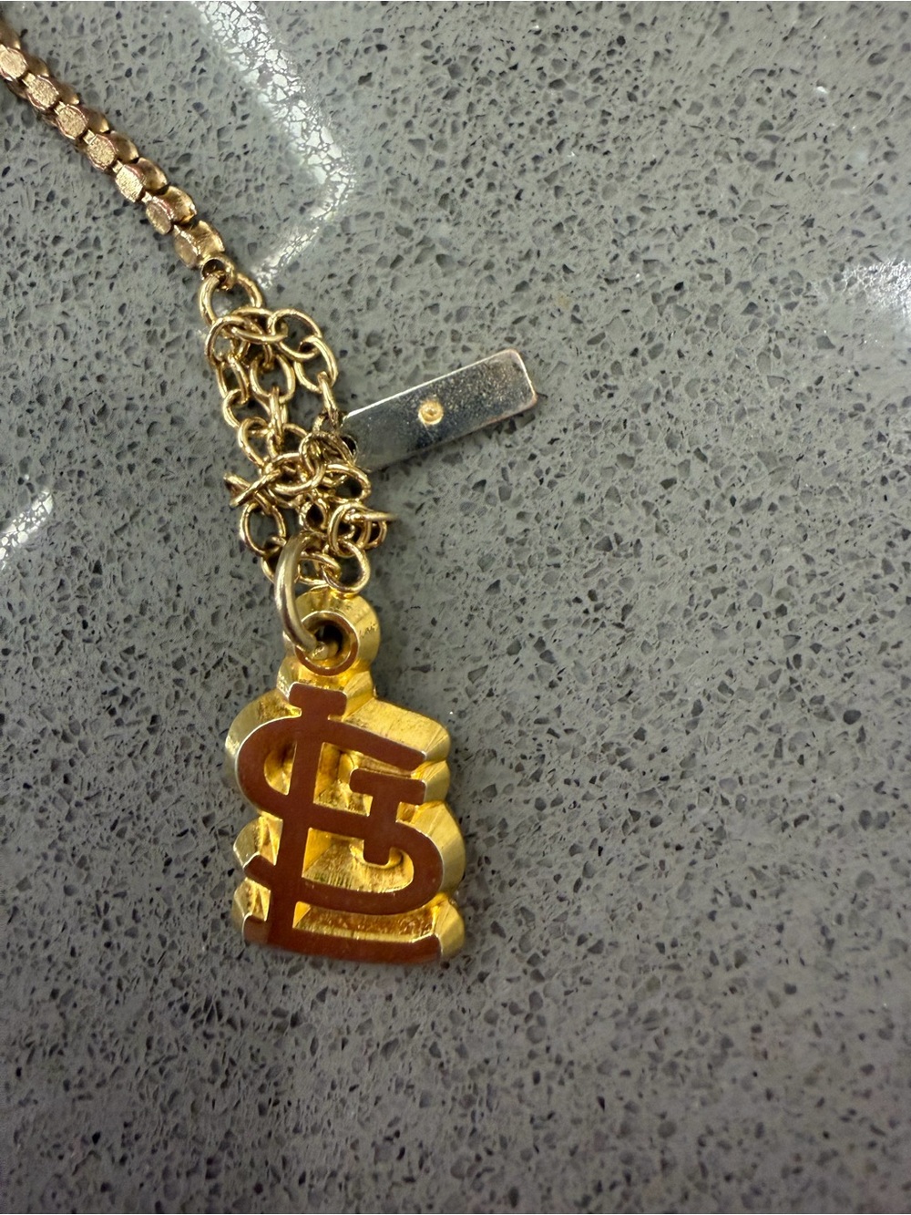 Gold-tone Licensed Character Charm Pendant